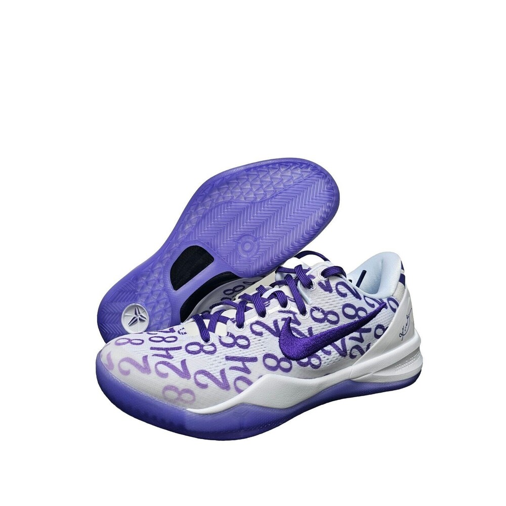 New KOBE 8 VIII PROTRO Court Purple Lakers FQ3549-100 US Size Men's 7.5 Wmn's 9